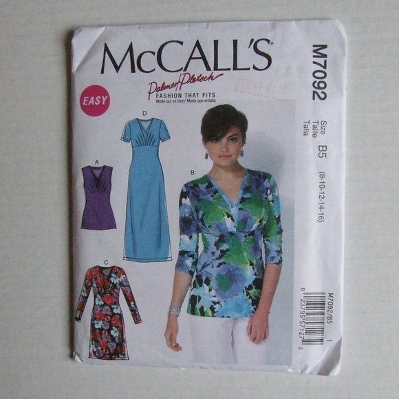 McCall's | Office | Dress Blouse Sewing Pattern Mccalls Uncut Dress ...